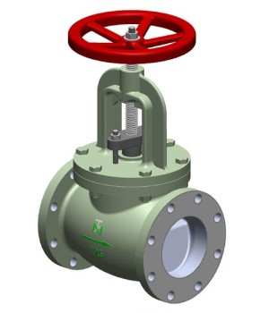 Fig 268 - Válvula globo / retenção horizontal classe 125 em Ferro Fundido - Niagara