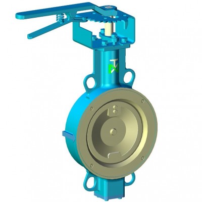 Fig 602 - Válvula borboleta bi-excêntrica