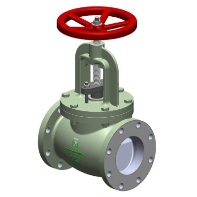Fig 268 - Válvula globo / retenção horizontal classe 125 em Ferro Fundido