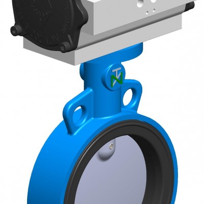 Imagem 1 de Fig 539 - Válvula borboleta tipo wafer corpo monobloco classe 150