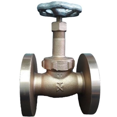 Imagem Principal de Fig 1 FL - Válvula globo bronze classe 300 flange ANSI - disco e anel em aço inox