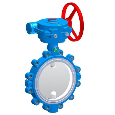 Imagem Principal de Fig 564 - Válvula borboleta tipo LUG com disco de inox revestido de PTFE